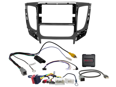 ACV 9 inch radio-inbouwkit voor Mitsubishi Triton (L200) 2015 - 2022 20Pin SWI/USB – artikel 691200-90-1-4