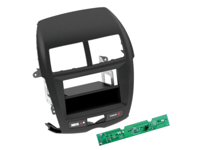 2-DIN radiopaneel met compartiment Mitsubishi ASX 09/2010-09/2014