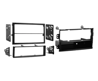 2-DIN radioframe met compartiment Nissan 350Z 2003-2005