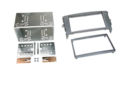 2-DIN radiokap Toyota Auris/Verso antracietgrijs