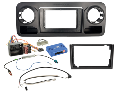 ACV 10 inch radio-inbouwkit voor Mercedes Sprinter (W907/W910) SWI/antenne Pro – artikel 691191-193-1-3