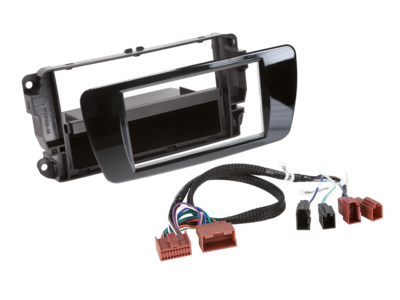 2-DIN radiokap met compartiment Seat Ibiza pianolak/kabelset