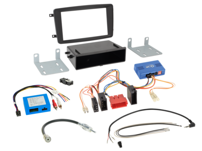 2-DIN-set met compartiment C-Klasse/CLK-Klasse LFB/Antenne/Versterker D2B