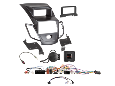 2-DIN kit Ford Fiesta (JA8) met display zwarte LFB/antenne