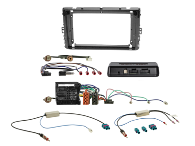 9" Kit voor diverse VW-modellen, MIB-II 52-pins i-adapter/antenne