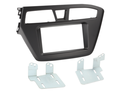 2-DIN radiokap Hyundai I20 12/2014-09/2020 zwart