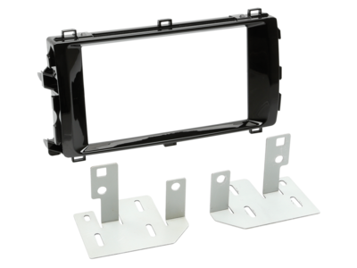 2-DIN radiokap Toyota Auris 01/2013-08/2015 pianolak