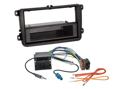 2-ISO-kit met compartiment Seat/Skoda/VW-voertuigen passief/antenne