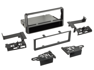 1-DIN radiokap Toyota Hilux (N25) 2005-2011 zwart