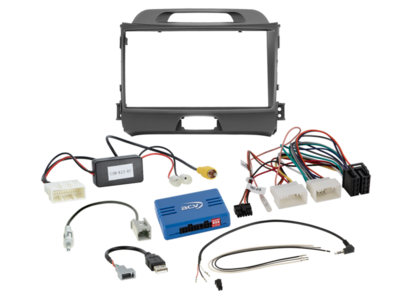 ACV 9 inch radio-inbouwkit voor Kia Sportage (SL) 2010 - 2016 24Pin/18Pin SWI/antenne Pro – artikel 691178-90-1-5
