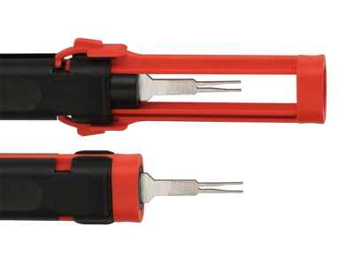 Trekgereedschap voor microtimercontacten