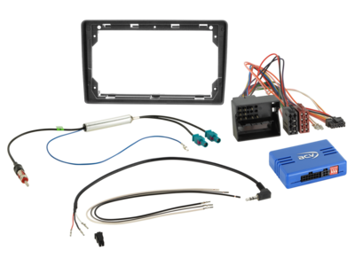 ACV 9 inch radio-inbouwkit voor Citroen/Fiat/Peugeot/Toyota zwart SWC Pro