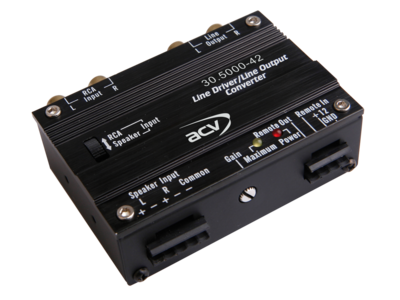 Hoog-laag adapter premium 2-kanaals met externe lijndriver