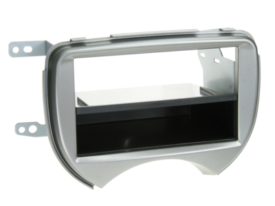 2-DIN RB met compartiment Micra 2011 > zilver