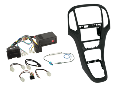 2-DIN kit Opel Astra J 2009-2016 parelzwart LFB/Lood 3