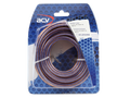 Luidsprekerkabel 2x1,50 mm transparant/blauw blister 10m