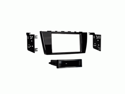 2-DIN radiopaneel met compartiment Mitsubishi Mirage/Space Star