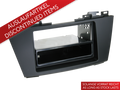 2-DIN radioframe met compartiment Mazda 5(CW) 2010-2015 zwart