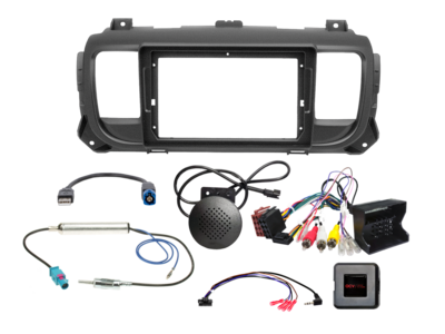 ACV 9 inch radio-inbouwkit voor Citroen/Opel/Peugeot/Toyota 40Pin SWI/USB/PDC – artikel 691041-91-1-3