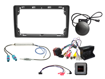 ACV 9 inch radio-inbouwkit voor Citroen/Fiat/Peugeot/Toyota zwart RD4 SWC/PDC