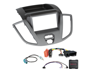 2-DIN kit met lade Ford Transit V363 2014-2019 LFB analoog