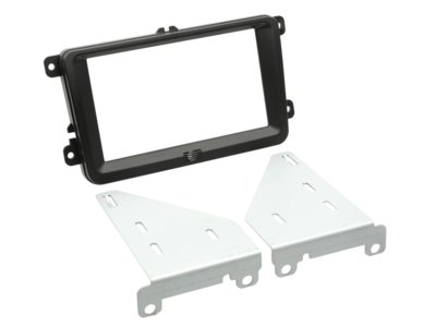 2-DIN radiokap Seat/Skoda/VW diverse voertuigen zwart