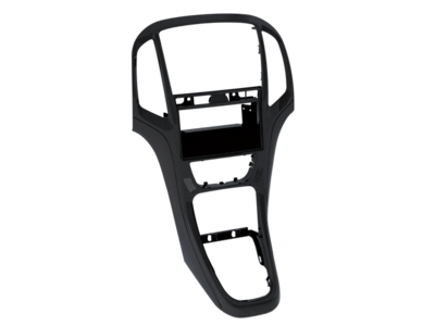 2-DIN radiokap met compartiment Opel Astra J parelzwart