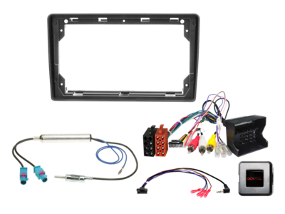 ACV 9 inch radio-inbouwkit voor Citroen/Fiat/Peugeot/Toyota zwart RD4 SWC