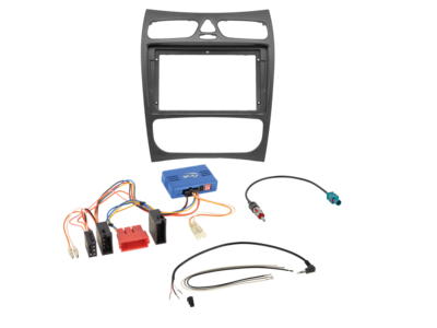 9" Kit Mercedes CLK(A209/C209) 03/2002-04/2005 SWC/antenne