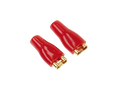Platte bakjes 4,8mm rood 50 stuks