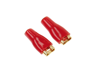 Platte bakjes 4,8mm rood 50 stuks