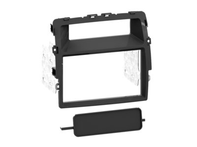 2-DIN radiokap Nissan/Opel/Renault zwart