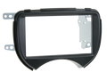 2-DIN radiokap Nissan Micra (K13) 03/2011-08/2013 zwart
