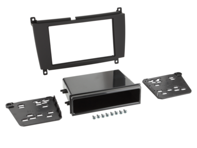 2-DIN radiokap met compartiment Mercedes CLK (W209) 2005-2010
