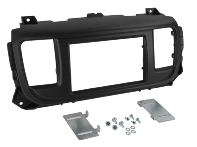 2-DIN radiokap Citroen/Opel/Peugeot/Toyota zwart