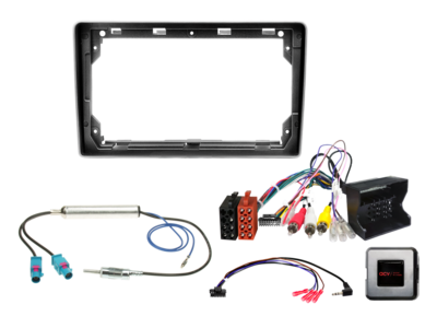 ACV 9 inch radio-inbouwkit voor Citroen/Fiat/Peugeot/Toyota zilver RD4 SWC – artikel 691040-92-1-1