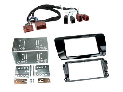 2-DIN radiokap Seat Ibiza (6J) pianolak/kabelset