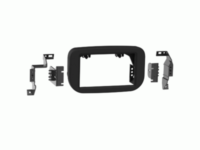 2-DIN radioframe Ford Transit (FD) 06/2019-2024 mat zwart