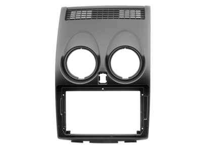 ACV 9 inch radio-inbouwpaneel voor Nissan Qashqai 2007-2014 zwart, met rechthoekig gevarenlicht knop - 381210-90-1