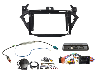 ACV 9 inch radio-inbouwkit voor Opel Adam/Corsa i-dapter/antenne – artikel 691230-90-1-3