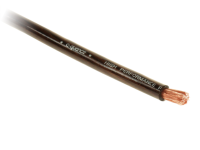 Voedingskabel 10,00 mm² zwarte spoel 100 m
