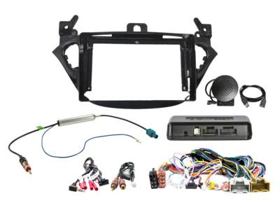 ACV 9 inch radio-inbouwkit voor Opel Adam/Corsa i-dapter/antenne – artikel 691230-90-1-1