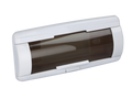 1-DIN radiokap voor boten, spatwaterdicht wit