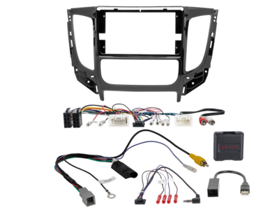 ACV 9 inch radio-inbouwkit voor Mitsubishi Triton SWI/AMP – artikel 691200-90-1-5