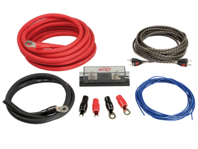 Kabelset eindversterker stroom 5m 35mm² / 5m RCA / 150A ANL