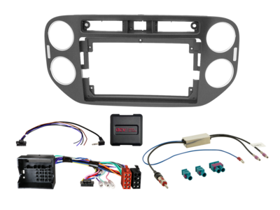 ACV 9 inch radio-inbouwkit voor VW Tiguan 06/2011-04/2016 zwart LFB/Antenne - 691320-98-3