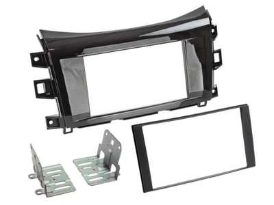 2-DIN radioframe Nissan Navara/Renault Alaskan pianolak