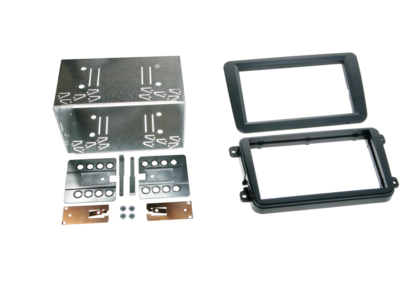 2-DIN radiokap Seat/Skoda/VW diverse voertuigen zwart