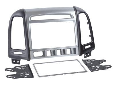 2-DIN RB Hyundai Santa Fe 2006-> > zilver/zwart