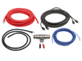 Kabelset eindversterker stroom 5m 10mm² / 5m Cinch / 40A AGU